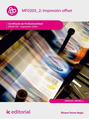 cover image of Impresión offset. ARGI0109